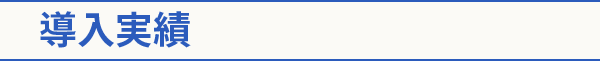 導入実績